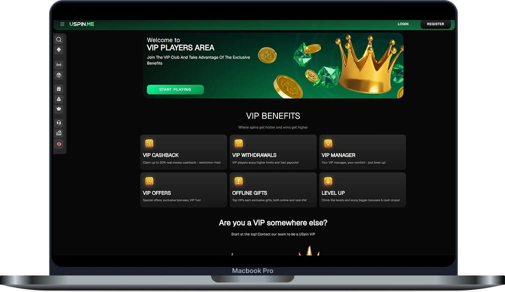 Uspin Casino VIP Programme